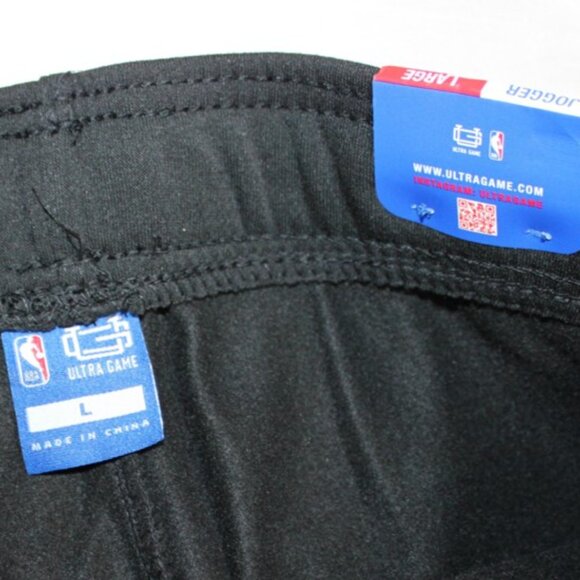 Los Angeles Lakers Jogger Sweatpants Black NBA Ultra Game Comfort Fit - Picture 7 of 9